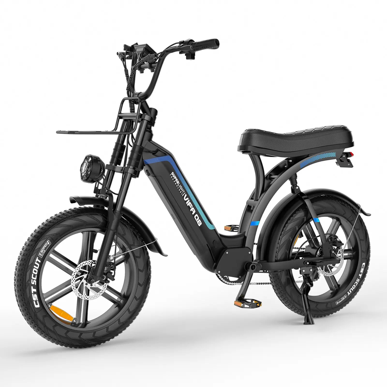 OUXI Q8 20"Fat Tire Electric Bike 750W Motor 50KM/H Max Speed 48V 20Ah Battery