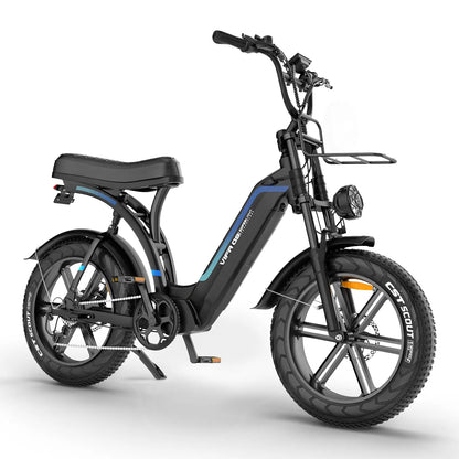OUXI Q8 20"Fat Tire Electric Bike 750W Motor 50KM/H Max Speed 48V 20Ah Battery